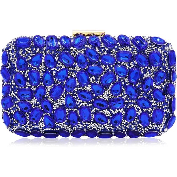 CLUTCH Purses For Women Royal Blue - Picture 2 of 7